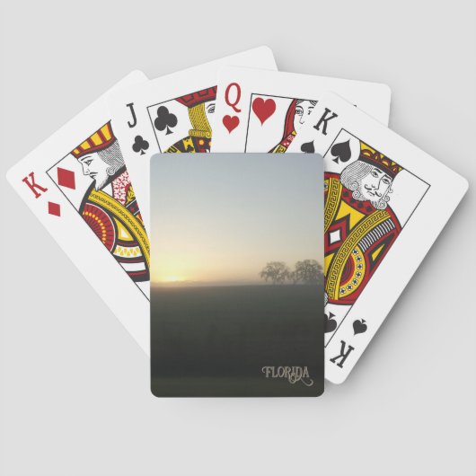 フロリダファームモーニングサンライズナチュラル写真 トランプ (裏面)