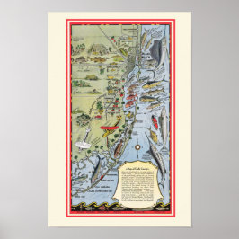 フロリダフィッシュ12x18ポスタープリント ポスター