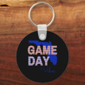 フロリダフットルゲームデイビベス秋テールゲート キーホルダー (正面)