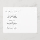 フロリダフラミンゴモンステラ葉ピンクに移動 案内ポストカード (裏面)