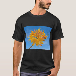 フロリダフレームアザレア柄のベーシックなダークTシャツ Tシャツ
