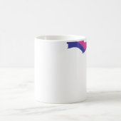 フロリダプライド。アングル付き。 コーヒーマグカップ (中央)