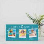 フロリダホリデーサンドは新しい雪の3フォトカード (スタンド正面)