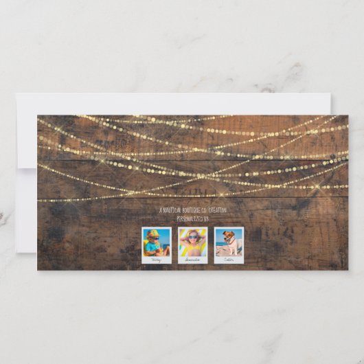 フロリダホリデーサンドは新しい雪の3フォトカード (裏面)