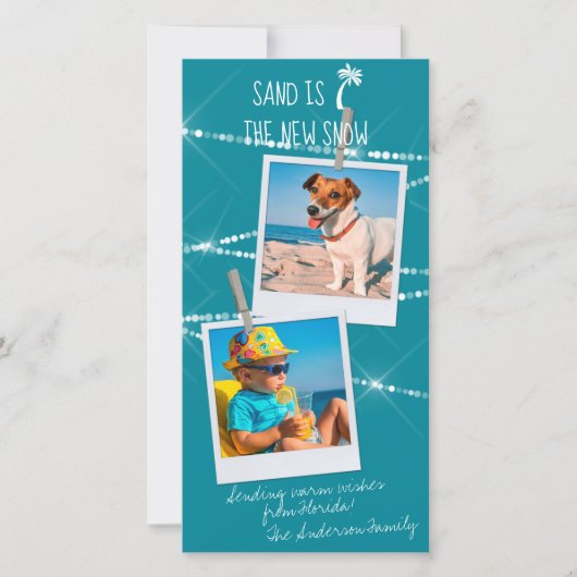 フロリダホリデー2-Photo Sand is the New Snow Card (正面)