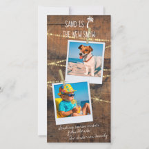 フロリダホリデー2-Photo Sand is the New Snow Card