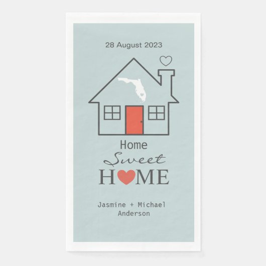 フロリダホームスウィートホームパーソナライズされた (正面)