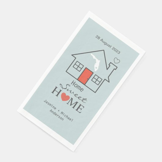 フロリダホームスウィートホームパーソナライズされた (コーナー)