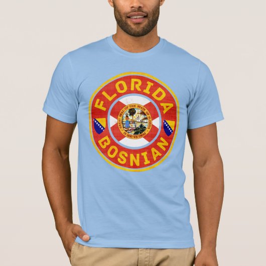 フロリダボスニアアメリカン Tシャツ (正面)