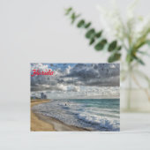 フロリダポストカードサウスフロリダ海岸線 ポストカード (スタンド正面)