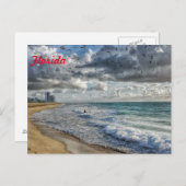 フロリダポストカードサウスフロリダ海岸線 ポストカード (正面/裏面)