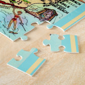 フロリダポストカードマップ11x14ジグソーパズル ジグソーパズル (側面)