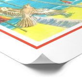 フロリダポストカードマップ18x24ポスタープリント ポスター (角)