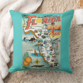 フロリダポストカード クッション (ブランケット)