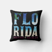 フロリダマイアミビーチ クッション (裏面)