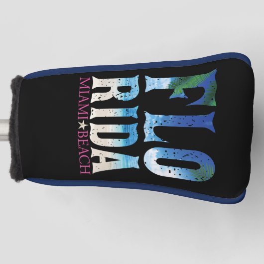 フロリダマイアミビーチ ゴルフヘッドカバー (正面)