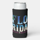 フロリダマイアミビーチ スリム缶クーラー (Seltzer正面)
