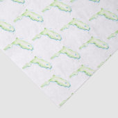 フロリダマップウォーターカラーパターンビーチ 薄葉紙 (詳細)