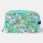 フロリダマップ名門私立校風のパームビーチパターモノグラムのン ドップキット (裏面)