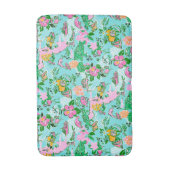 フロリダマップ名門私立校風のパームビーチパターンプリント バスマット (正面縦)