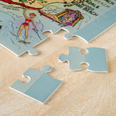 フロリダマップ11x14ビッグピースJigsawパズル ジグソーパズル (側面)