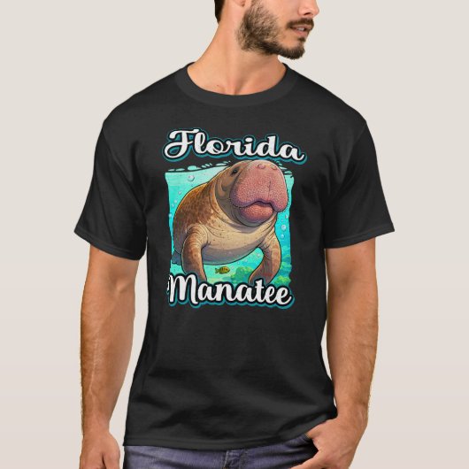 フロリダマナティー Tシャツ (正面)