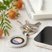 フロリダマンヴィンテージレタリング キーホルダー (側面)