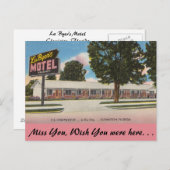 フロリダラバイエルズモーテルクレウィストン ポストカード (正面/裏面)