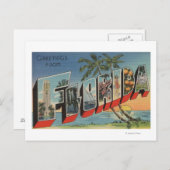 フロリダラージレターシーンFlorida ポストカード (正面/裏面)