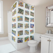 フロリダレトロのシャワー・カーテン(ゆとり) シャワーカーテン (インサイチュ)