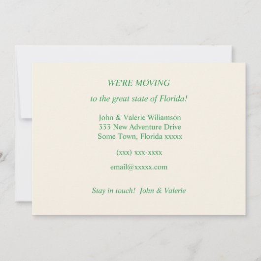 フロリダレトロの移動発表 (裏面)