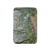 フロリダレース スペインカスミソウ 印象派アート バスマット (正面縦)