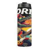 フロリダロック：アリゲーターギターサンセット タンブラー (正面)