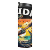 フロリダロック：アリゲーターギターサンセット タンブラー (回転右)