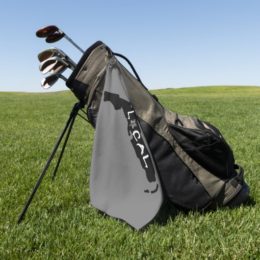 フロリダローカルディスクゴルフディスクタオル ゴルフタオル (グリーン)