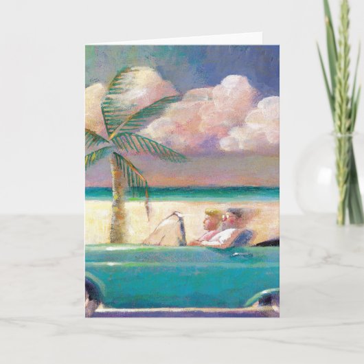 フロリダロードトリップのノートカード カード (正面)