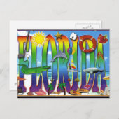 フロリダヴィンテージはがき ポストカード (正面/裏面)