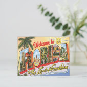 フロリダヴィンテージへようこそ写真 ポストカード (スタンド正面)