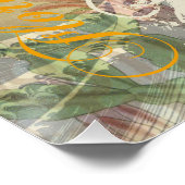 フロリダヴィンテージトラベルビーチシーシェルアート ポスター (コーナー)