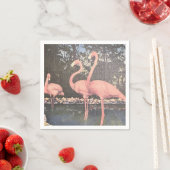 フロリダヴィンテージフラミンゴ スタンダードカクテルナプキン (インサイチュ)