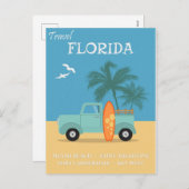 フロリダヴィンテージ旅行 シーズンポストカード (正面/裏面)