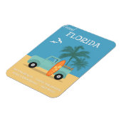 フロリダヴィンテージ旅行 マグネット (左側)