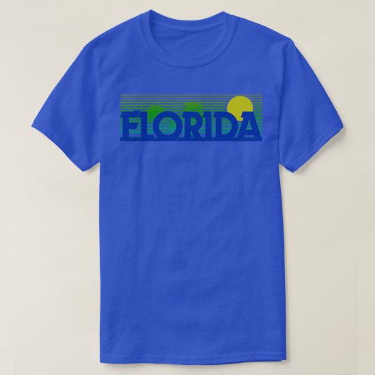 フロリダヴィンテージ旅行 Tシャツ (デザイン正面)