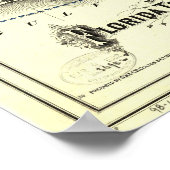 フロリダ中部・半島鉄道 ポスター (角)