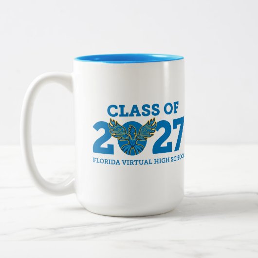 フロリダ仮想高校 2027年卒 ツートーンマグカップ (左)