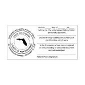 フロリダ公証人公開確認スタンプ セルフインキングスタンプ (デザイン)