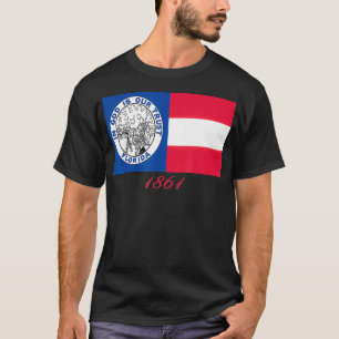 フロリダ内戦連隊1861年神旗 Tシャツ
