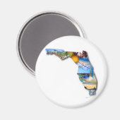 フロリダ写真デザイン マグネット (正面/裏面)