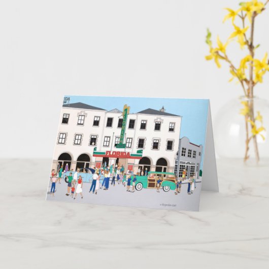 フロリダ劇場 カード (黄色い花)