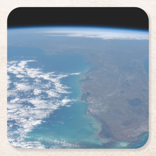 フロリダ半島の北。 スクエアペーパーコースター (正面)